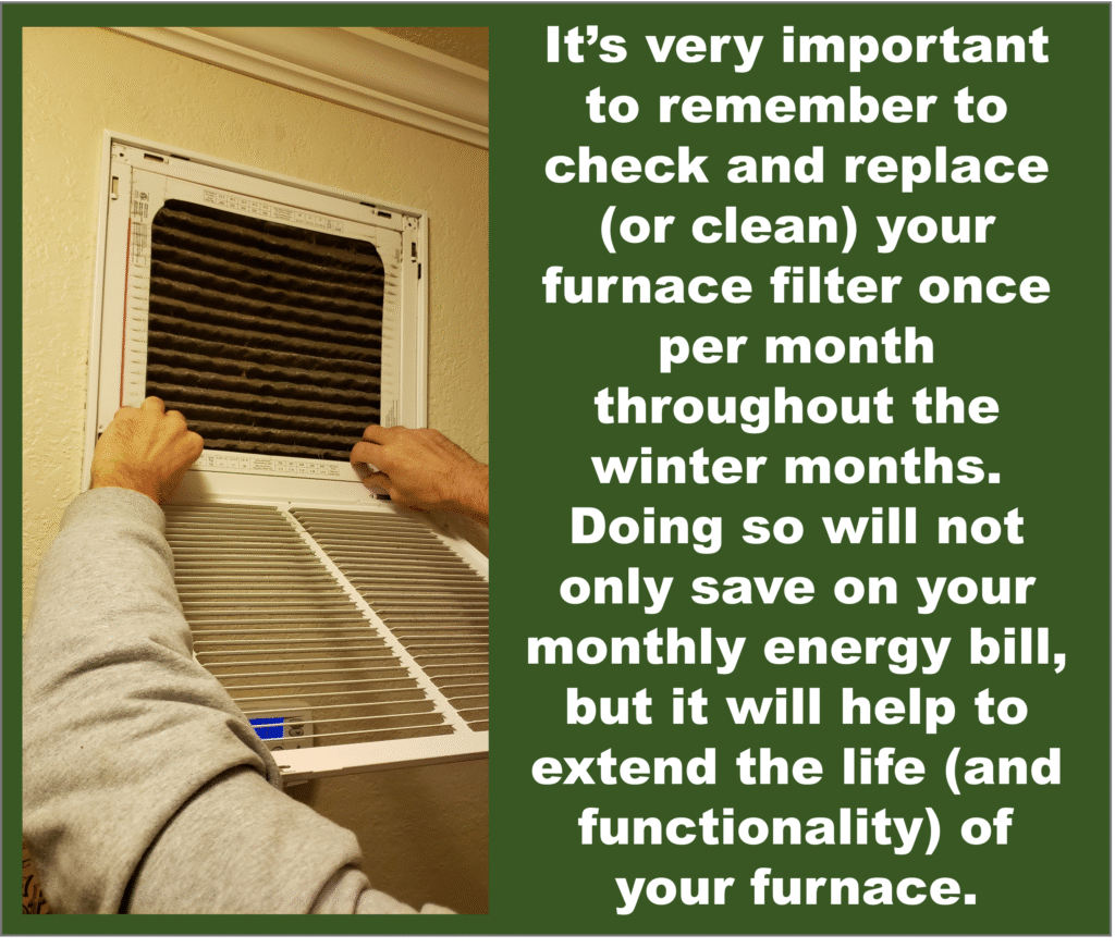 Replace your furnace filter