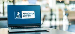 LaptopScreenFeaturingBBB AccreditedBusinessLogo