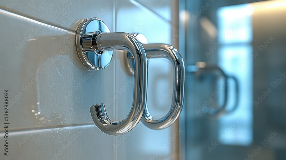 Ed Neir Construction delivers aging-in-place structural engineering solutions for your bathroom. Modern bathroom grab bars.